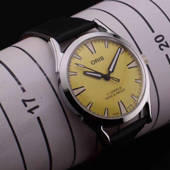 Oris Vintage Swiss 17 Jewels Hand-Wound Mechanical Men's Watch  - FREE SHIPPING - Picture 10 of 12